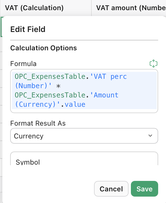 VAT Calculation in Claris Studio